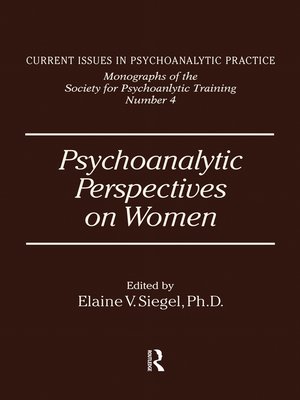 cover image of Psychoanalytic Perspectives On Women